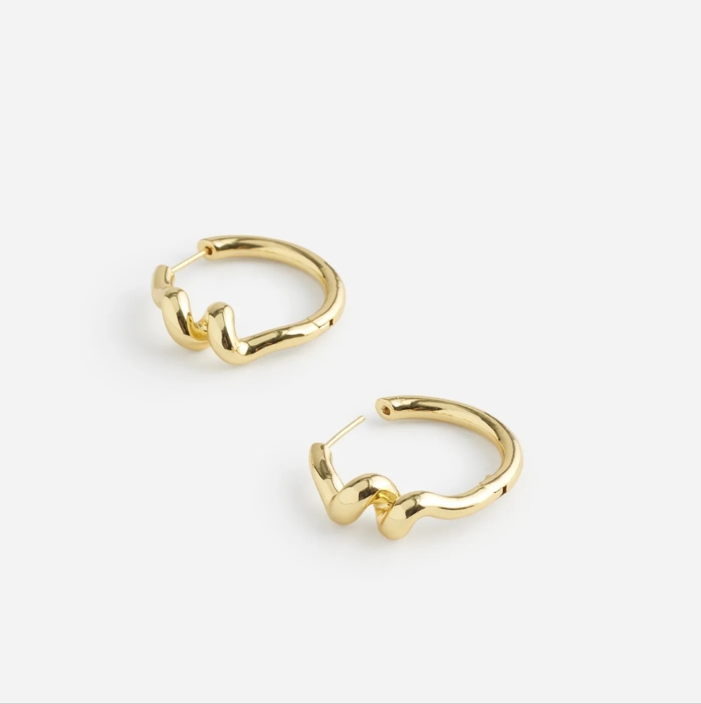 Madewell Coil Statement Hoop Earrings